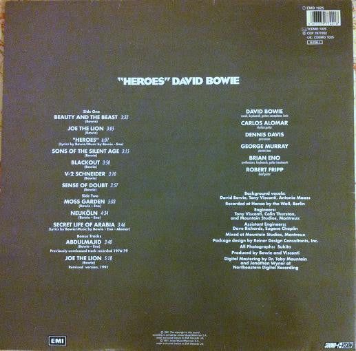 Release: "Heroes"-Vinyl-UK-1991-EMD 1025-2125651