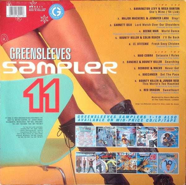 Release: Greensleeves Sampler 11-Vinyl-UK-1994-GREZ 11-4083360