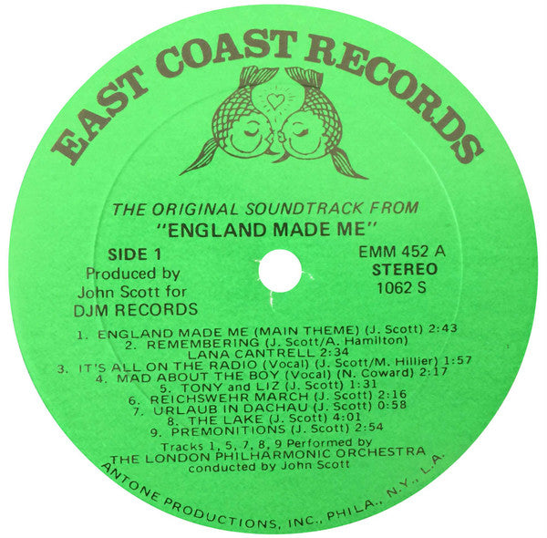 England Made Me (The Original Soundtrack)