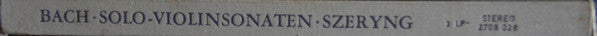 6 Sonaten Und Partiten Für Violine Solo BWV 1001-1006