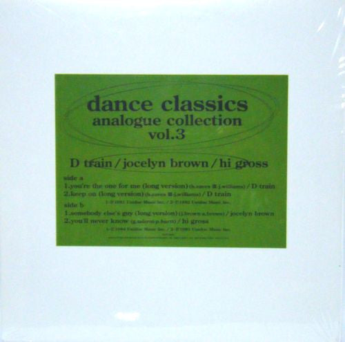 Dance Classics Analogue Collection Vol.3