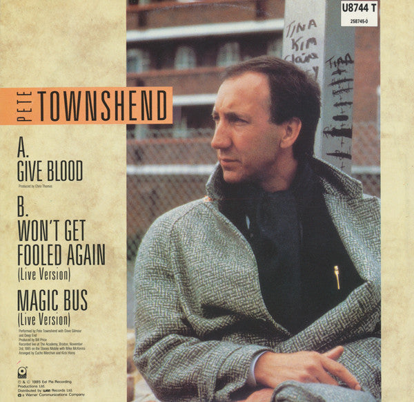 Master Release: Give Blood by Pete Townshend