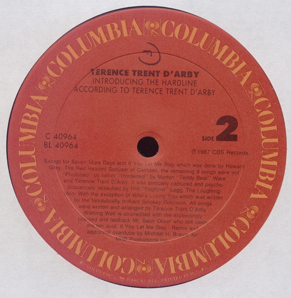 Introducing The Hardline According To Terence Trent D'Arby