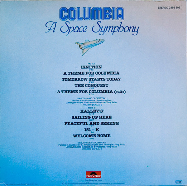 Release: Columbia Symphonie Spatiale-Vinyl-Germany-1981-2393 306-1026672