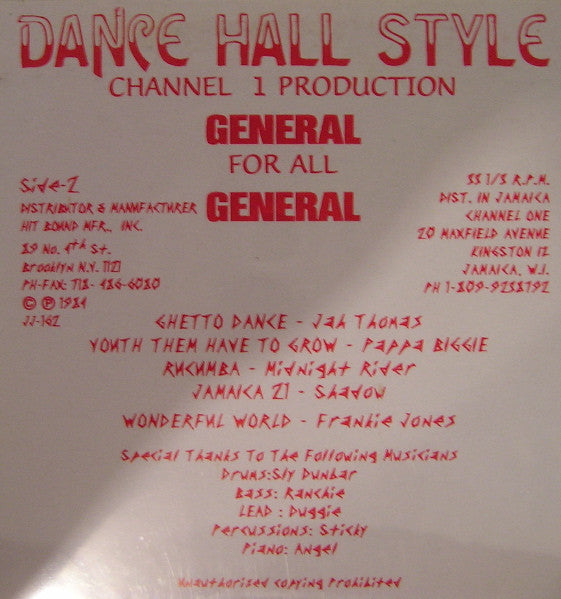 General For All General