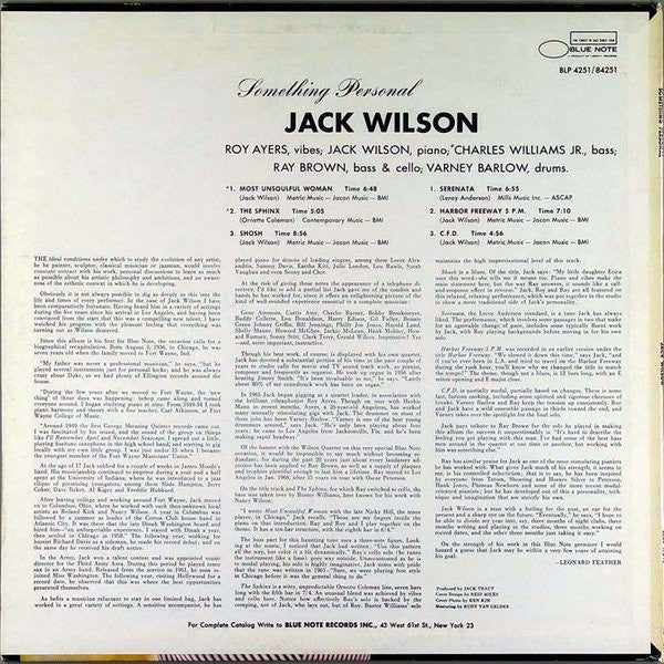 Master Release: Something Personal by Jack Wilson
