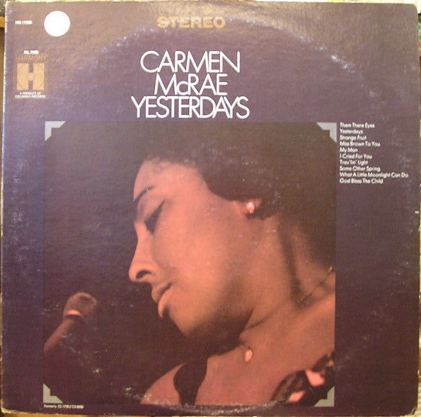 Release: Sings Lover Man And Other Billie Holiday Classics-Vinyl-US-1968-HS 11252-3045645