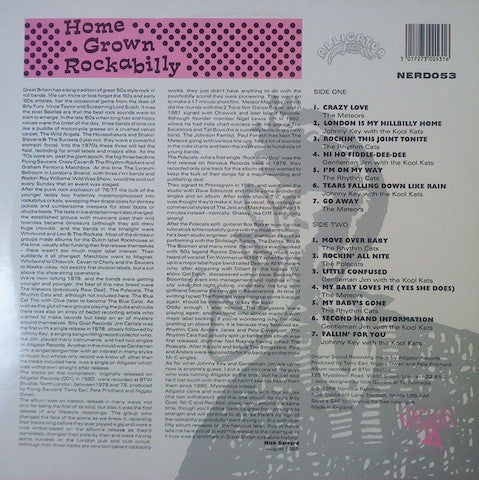 Release: Home Grown Rockabilly-Vinyl-UK-1989-NERD053-3007334