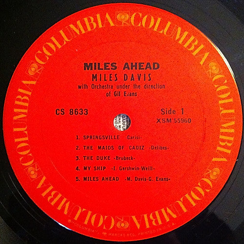 Release: Miles Ahead-Vinyl-US-1972-CS 8633-3119567