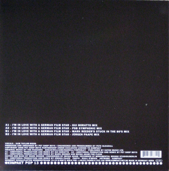 I'm In Love With A German Film Star