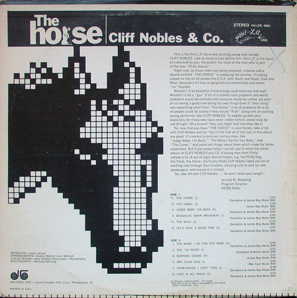 Release: The Horse-Vinyl-US-1968-LPS-4001, PH-LPS 4001-2835275