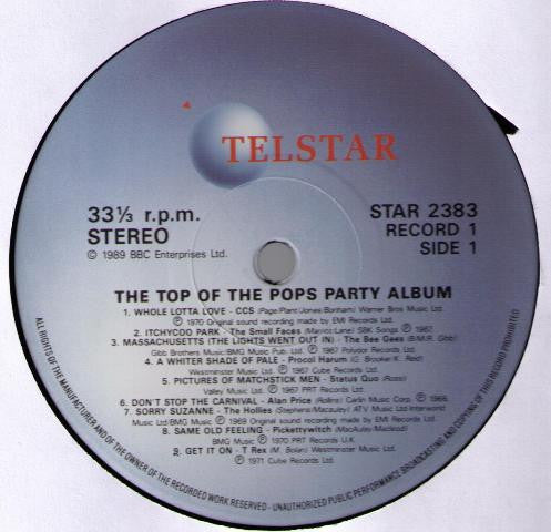 Release: The Top Of The Pops Party Album-Vinyl-UK-1989-STAR 2383-2763071