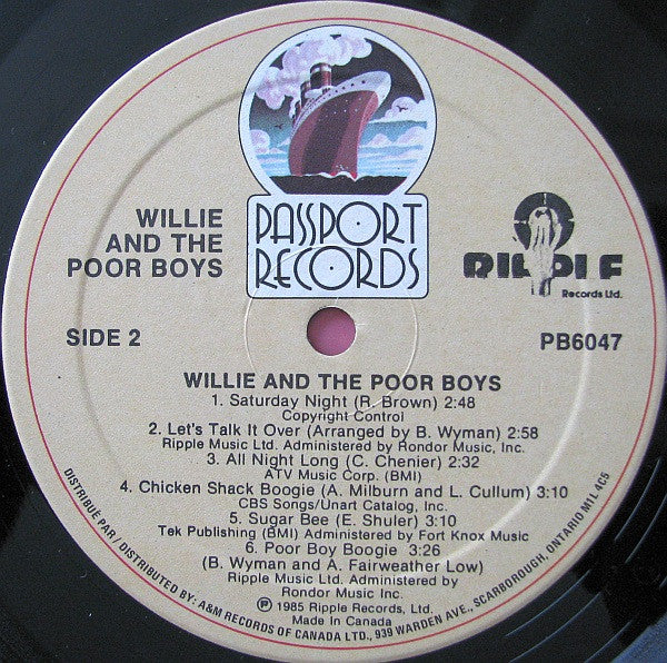 Willie And The Poor Boys