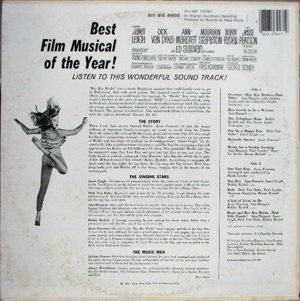 Release: Bye Bye Birdie  (An Original Soundtrack Recording)-Vinyl-US-1981-AYL1-3947-2045114