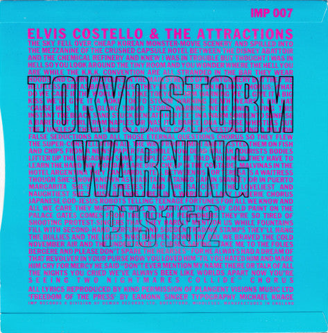 Release: Tokyo Storm Warning Pts 1 & 2-Vinyl-UK-1986-IMP 007-1213809