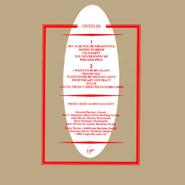 Release: The Correct Use Of Soap-Vinyl-UK-1986-OVED 116-1141089