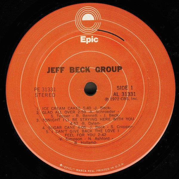 Release: Jeff Beck Group-Vinyl-US-1973-PE 31331, 31331, KE 31331-1507694