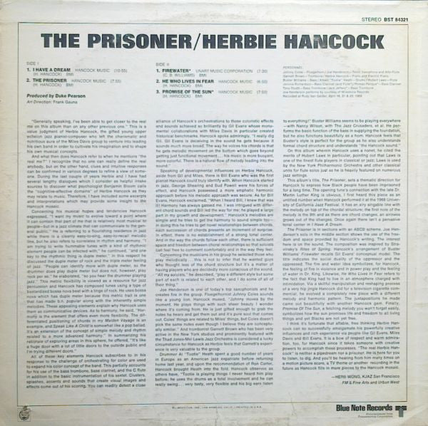 Release: The Prisoner-Vinyl-US-1973-BST 84321-3464110