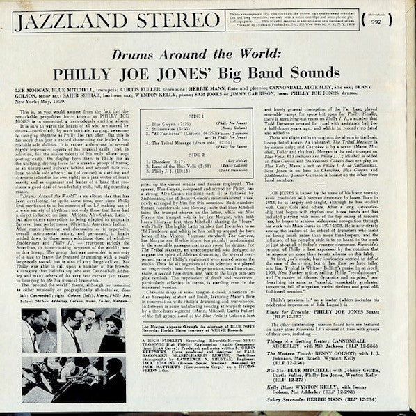 Master Release: Drums Around The World by "Philly" Joe Jones