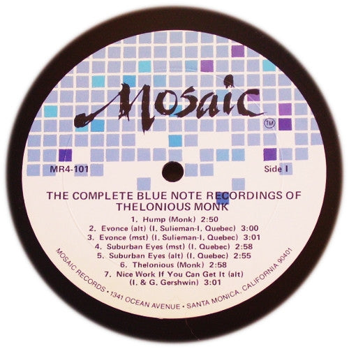 The Complete Blue Note Recordings Of Thelonious Monk