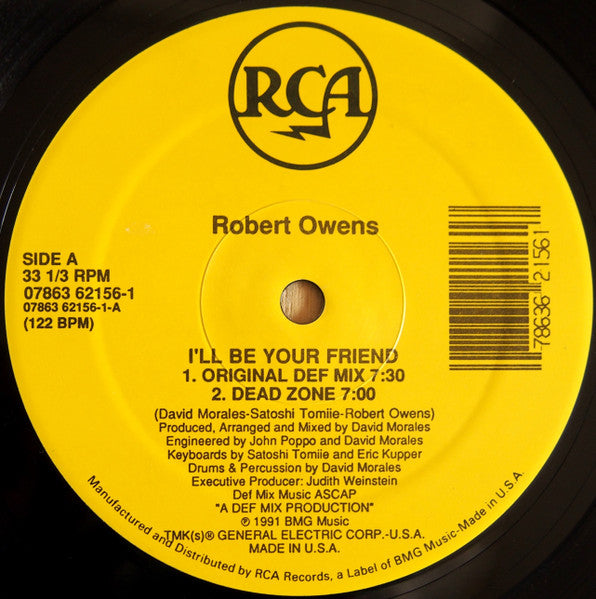 Master Release: I'll Be Your Friend by Robert Owens