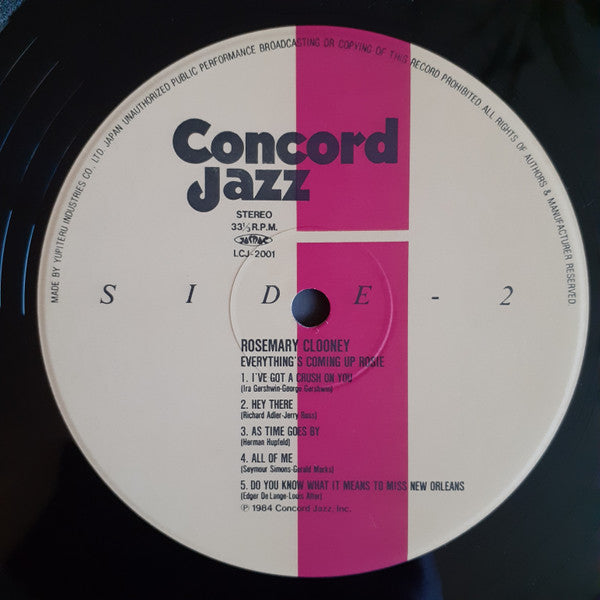 Everything's Coming Up Rosie