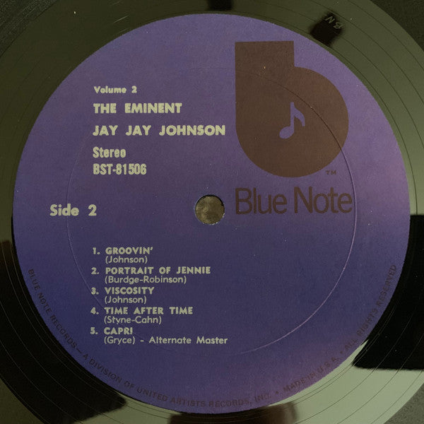 The Eminent Jay Jay Johnson Volume 2
