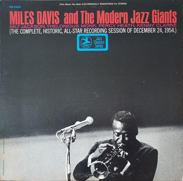 Release: Unknown Release-Vinyl-US-1969-PR 7650, PRST 7650-35670364