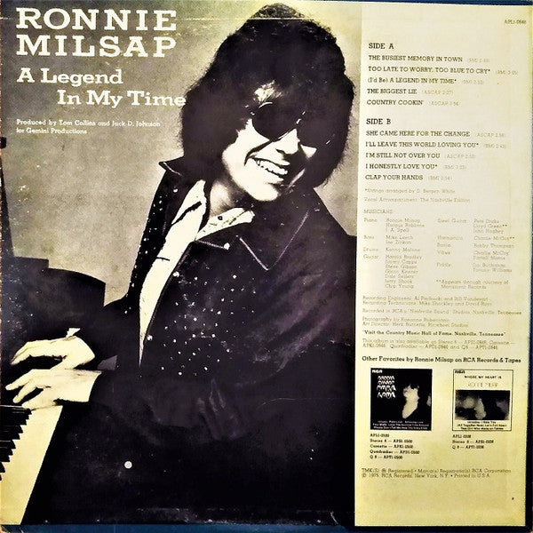 Master Release: A Legend In My Time by Ronnie Milsap