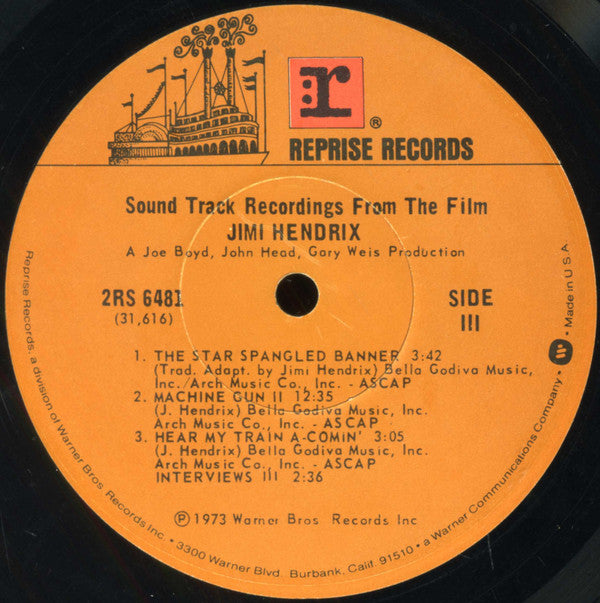 Sound Track Recordings From The Film "Jimi Hendrix"