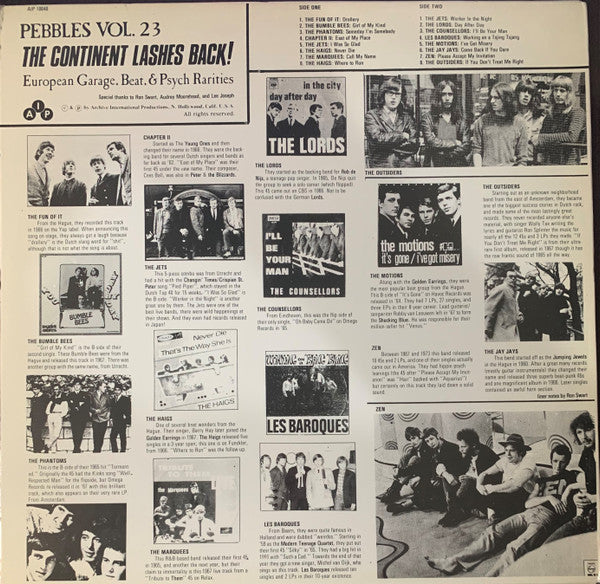 Master Release: Pebbles Vol. 23 The Continent Lashes Back! Holland Pt.2 by Various