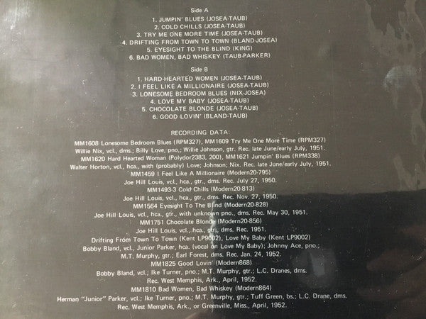 Drifting From Town To Town: Memphis Blues Anthology