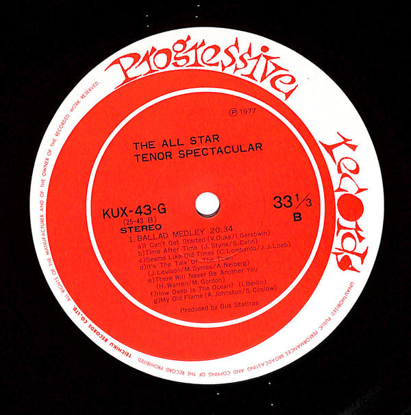 The Progressive Records All Star Tenor Sax Spectacular
