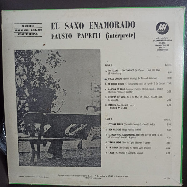 Release: 10a Raccolta-Vinyl-Argentina-1974-12.858-27055119