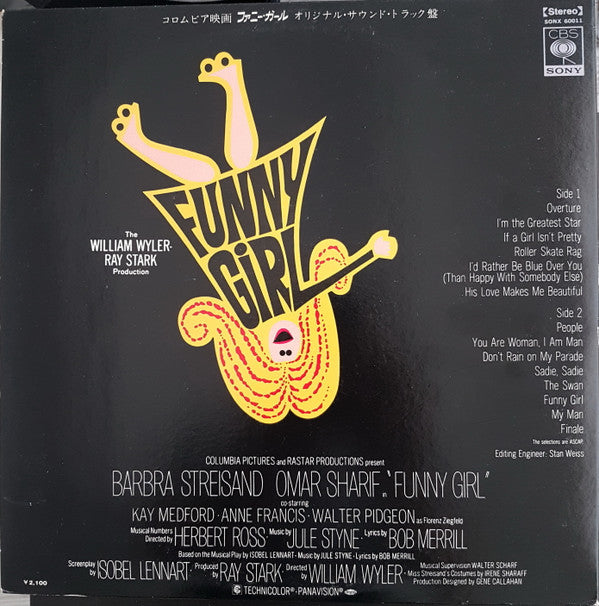 Release: Funny Girl (The Original Sound Track Recording)-Vinyl-Japan-1969-SONX 60011-12086202