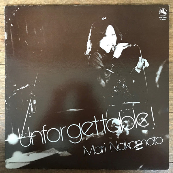 Release: Unforgettable!-Vinyl-Japan-1982-PAP-20002, PAP-20002-12902723