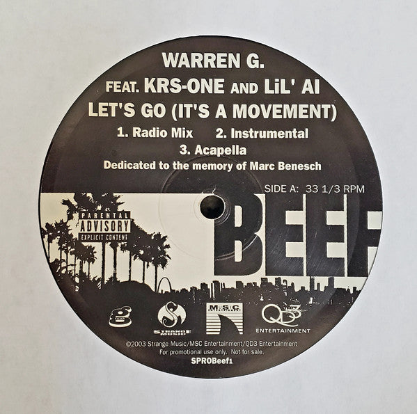 Release: Let's Go / Fuck Tha Police-Vinyl-US-2003-SPROBeef1-13479300