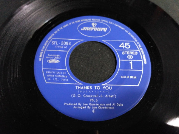 Thanks To You / 98. 6