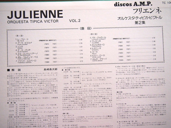 Julienne Orquesta Típica Victor Vol.2