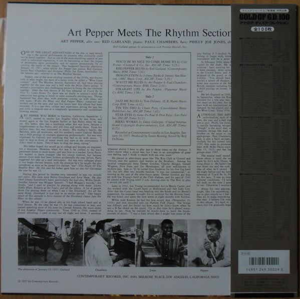Art Pepper Meets The Rhythm Section