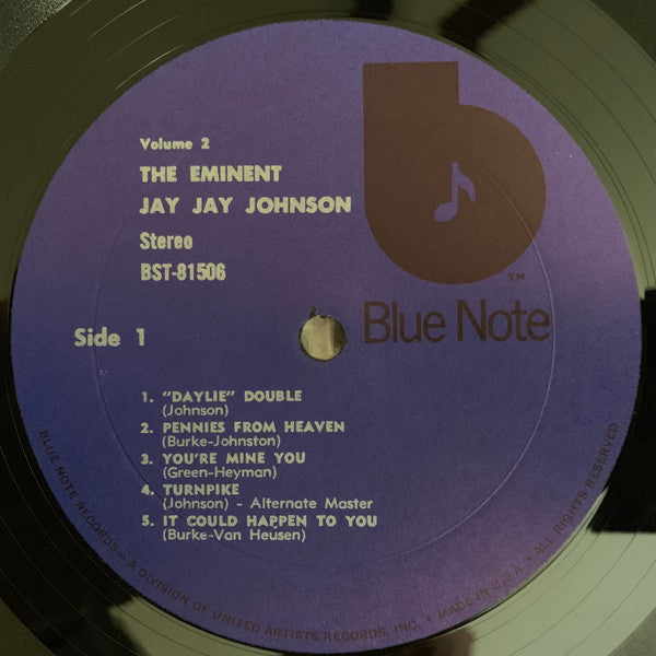 The Eminent Jay Jay Johnson Volume 2