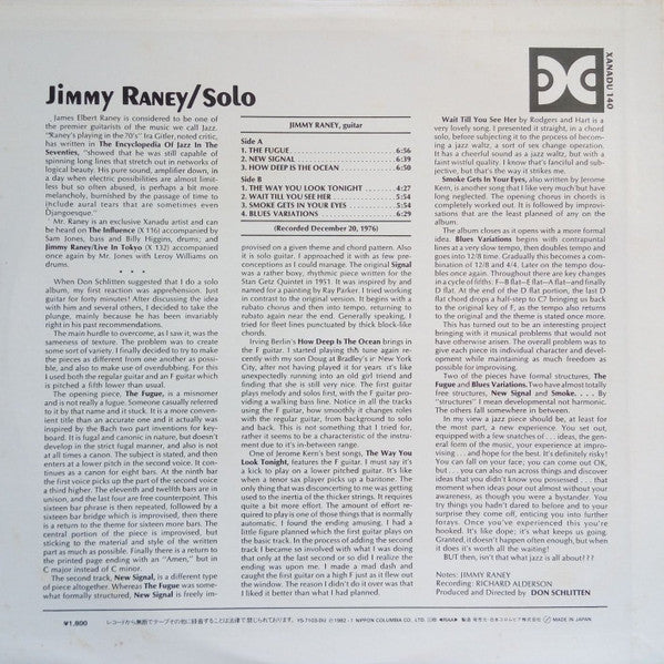 Release: Solo-Vinyl-Japan-1982-YS-7103-DU-13995465