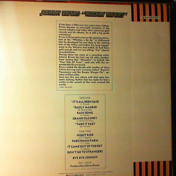 Release: Rockin' Rivers-Vinyl-Japan-1974-LLS-80084-14487710