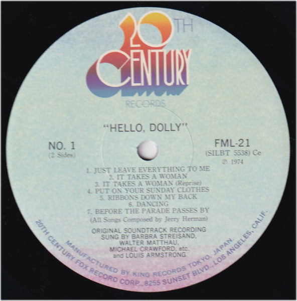 Hello, Dolly! (Original Motion Picture Soundtrack Album)