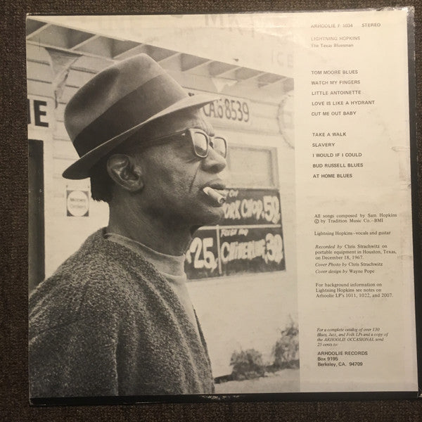 Release: The Texas Bluesman-Vinyl-US-None-F 1034-12322281