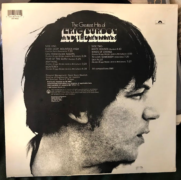 The Greatest Hits Of Eric Burdon And The Animals