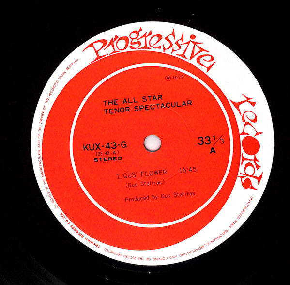 The Progressive Records All Star Tenor Sax Spectacular