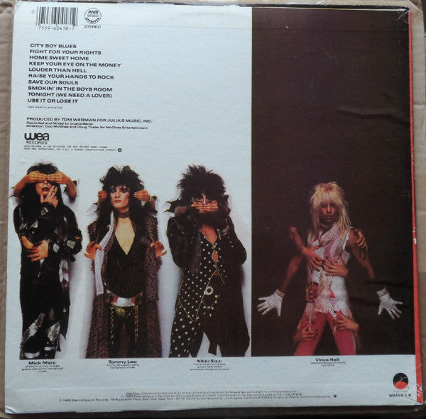 Release: Theatre Of Pain-Vinyl-Philippines-1985-60418-1-E, 9 60418-1-E, 60418-1-12094742
