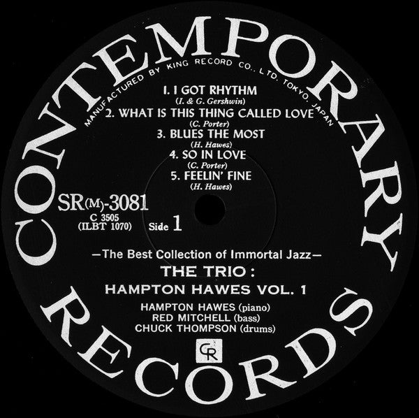 Hampton Hawes Trio, Vol. 1