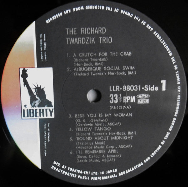 Master Release: The Richard Twardzik & Russ Freeman Trios by Dick Twardzik